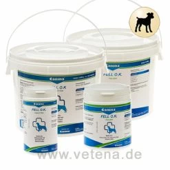 Canina Fell O.K. Tabletten & Pulver Hund
