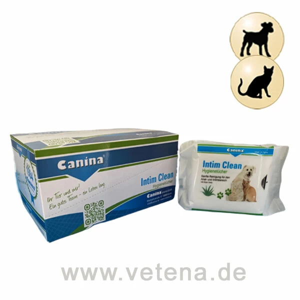 Canina Intim Clean Hygienetücher 1 Canina Intim Clean Hygienetücher