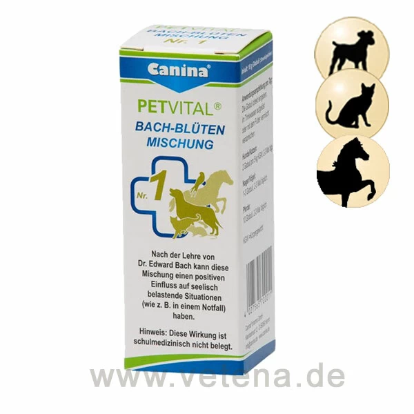Canina PETVITAL Bachblüten Nr. 1 Notfall 1 Canina PETVITAL Bachblüten Nr. 1 Notfall