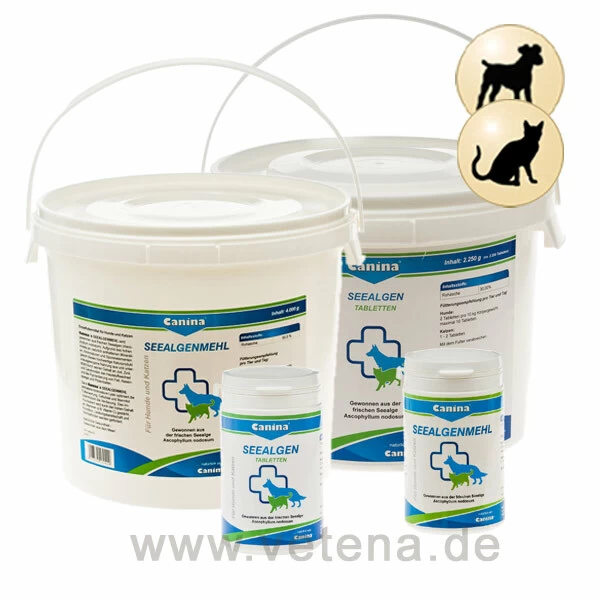 Canina Seealgen Tabletten & Pulver 1 Canina Seealgen Tabletten & Pulver
