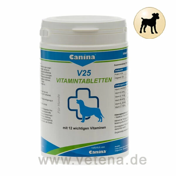 Canina V25 Vitamintabletten 1 Canina V25 Vitamintabletten