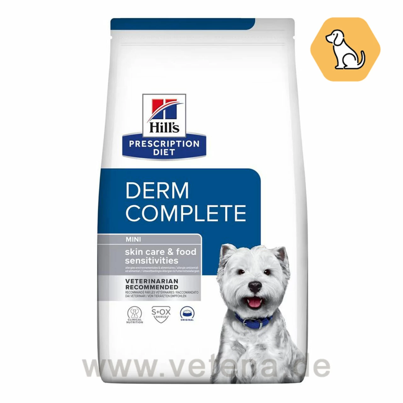 Hill's Derm Complete Mini Trockenfutter Für Hunde 1 Hill's Derm Complete Mini Trockenfutter Für Hunde