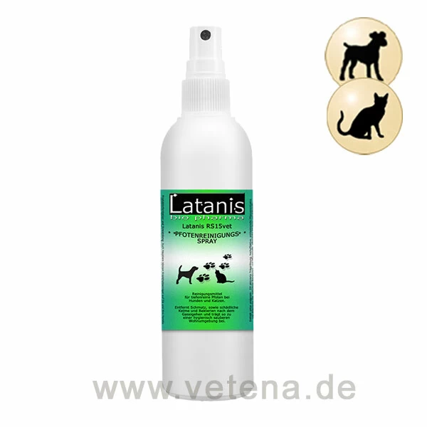 Latanis Pfotenreinigungsspray RS15VET 1 Latanis Pfotenreinigungsspray RS15VET