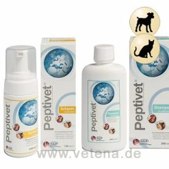 Peptivet Schaum & Shampoo