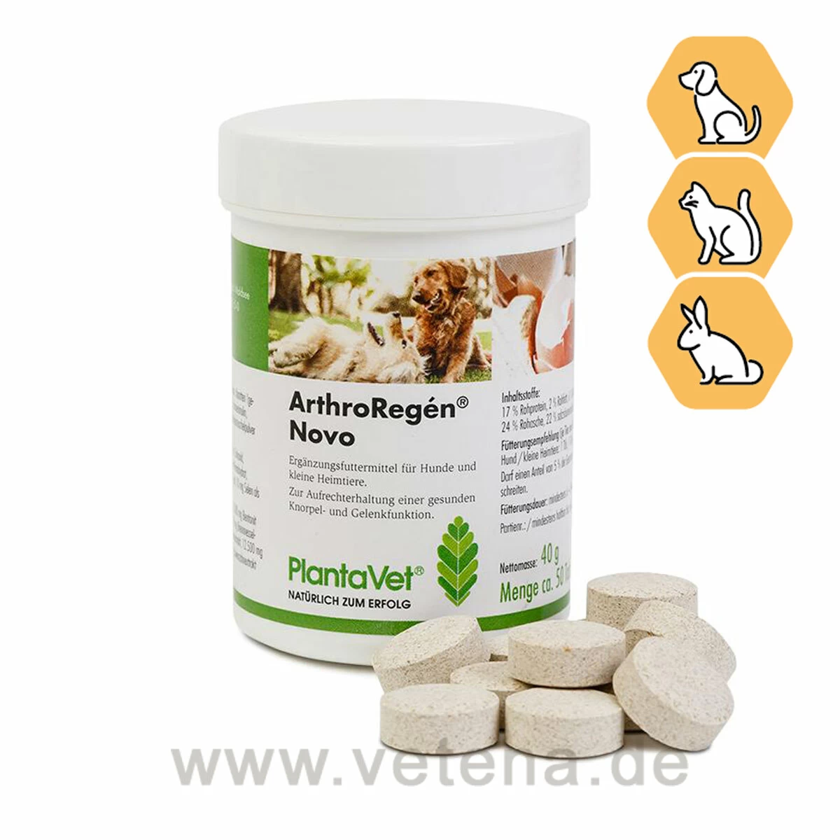 PlantaVet ArthroRegén Novo Für Hunde, Katzen & Nager 1 PlantaVet ArthroRegén Novo Für Hunde, Katzen & Nager