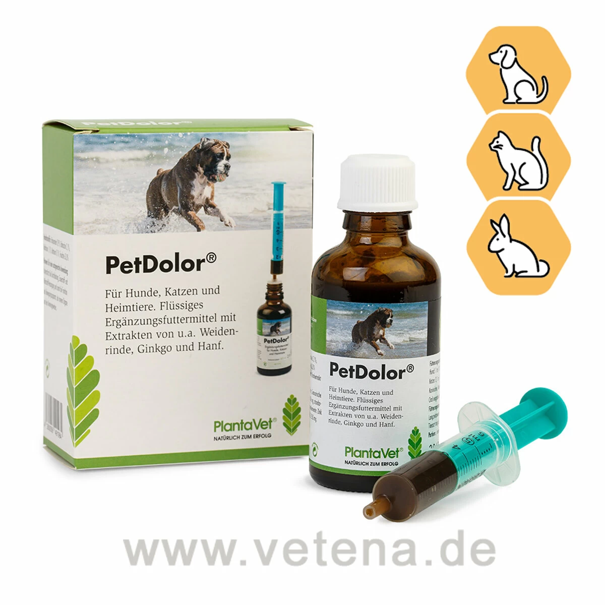 PlantaVet PetDolor Für Hunde, Katzen & Nager 1 PlantaVet PetDolor Für Hunde, Katzen & Nager
