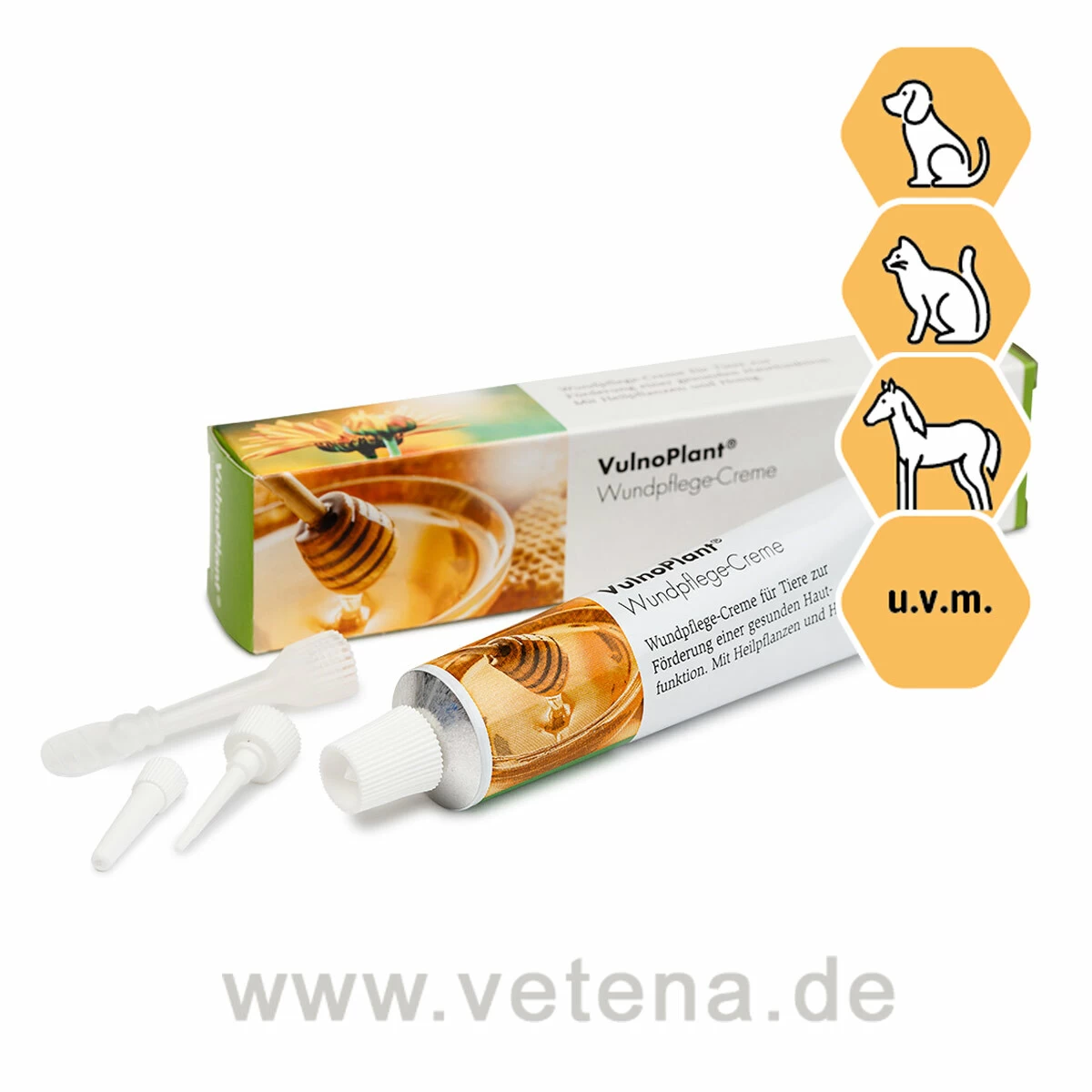 PlantaVet VulnoPlant Wundpflege-Creme Für Tiere 1 PlantaVet VulnoPlant Wundpflege-Creme Für Tiere