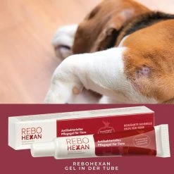 ReboHexan Pflegegel 7 ReboHexan Pflegegel -Virbac Store rebohexan pflegegel tiere4