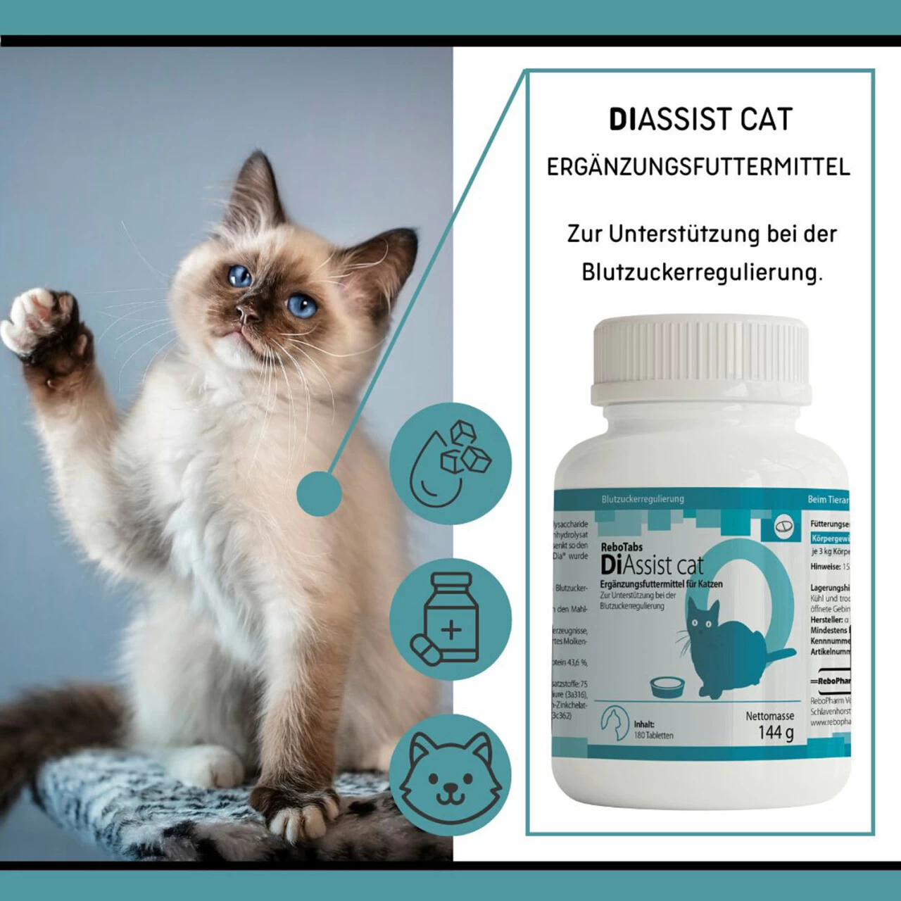 ReboTabs DiAssist Cat Für Katzen 3 ReboTabs DiAssist Cat Für Katzen – Bild 3