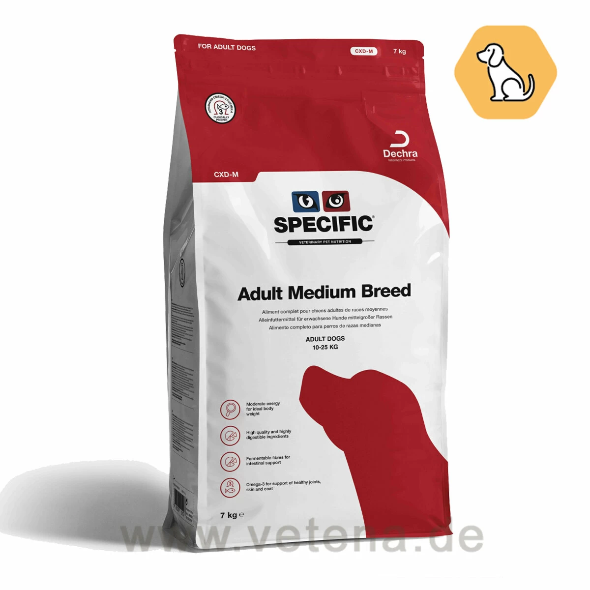 Specific Adult Medium Breed CXD-M Trockenfutter Für Hunde 1 Specific Adult Medium Breed CXD-M Trockenfutter Für Hunde