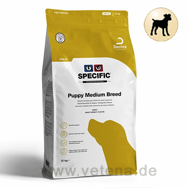 Specific Puppy Medium Breed CPD-M Trockenfutter Für Hunde 1 Specific Puppy Medium Breed CPD-M Trockenfutter Für Hunde